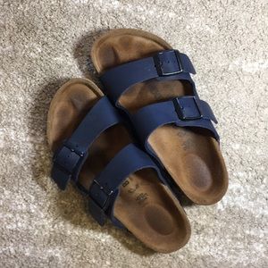 Navy Birkenstocks Size 36